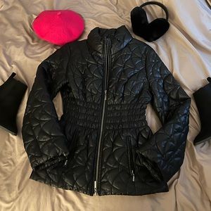 Quilted puffer coat